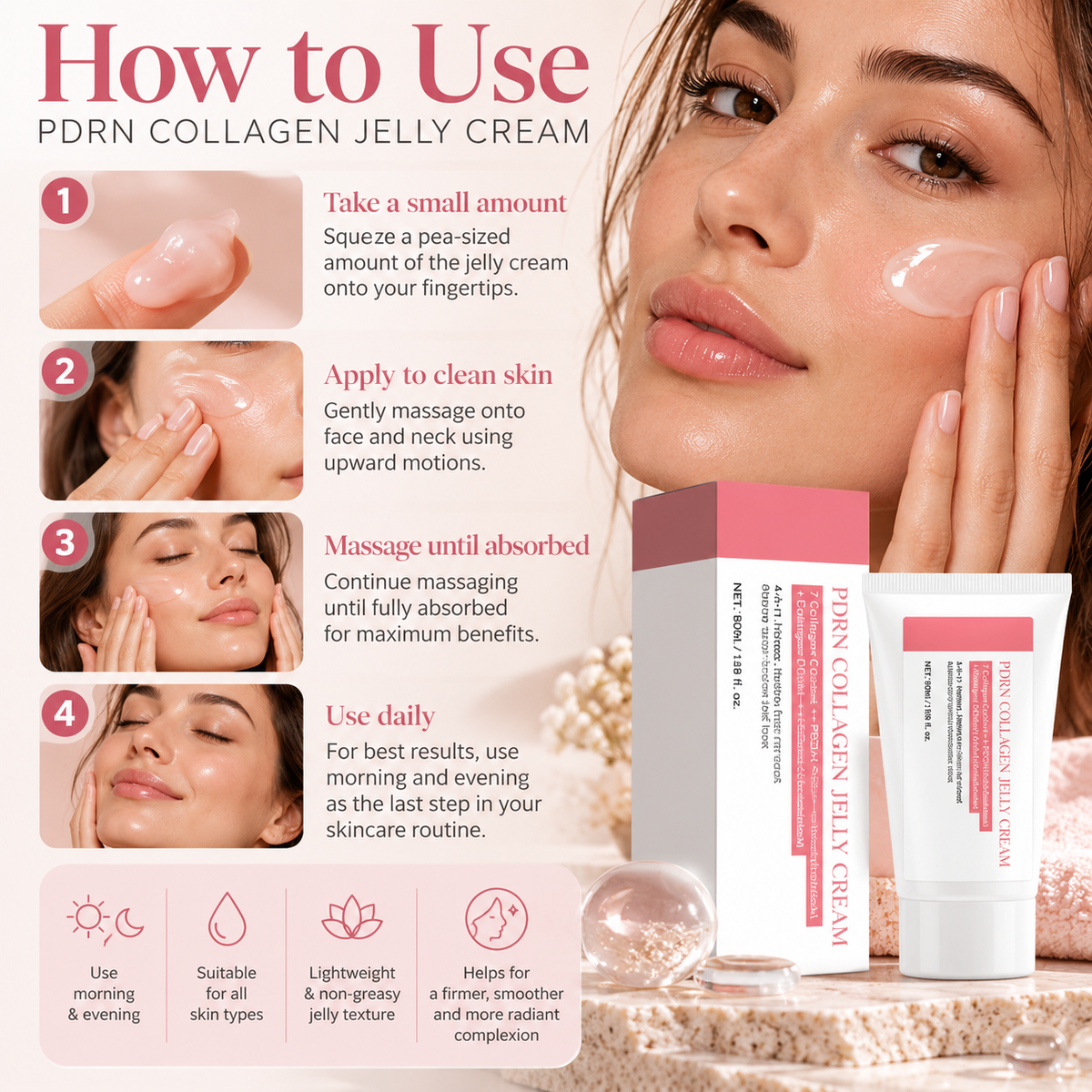PDRN Collagen Jelly Cream